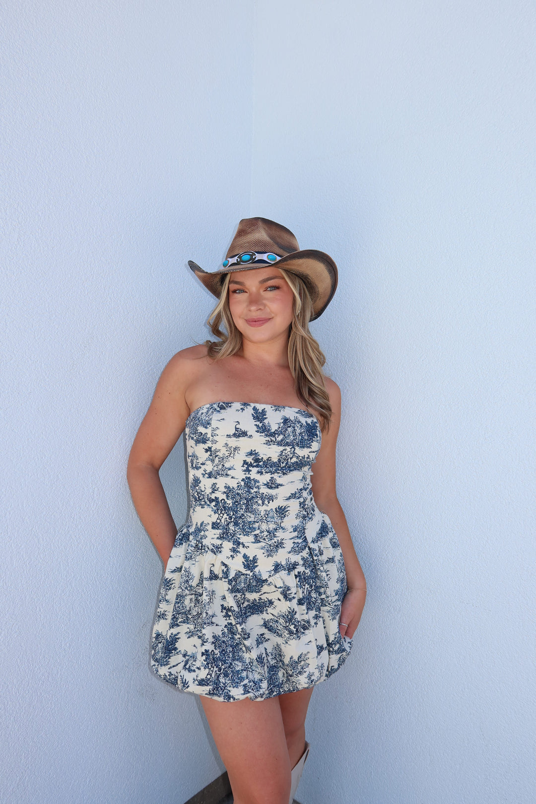 The Madison Toile Bubble Dress