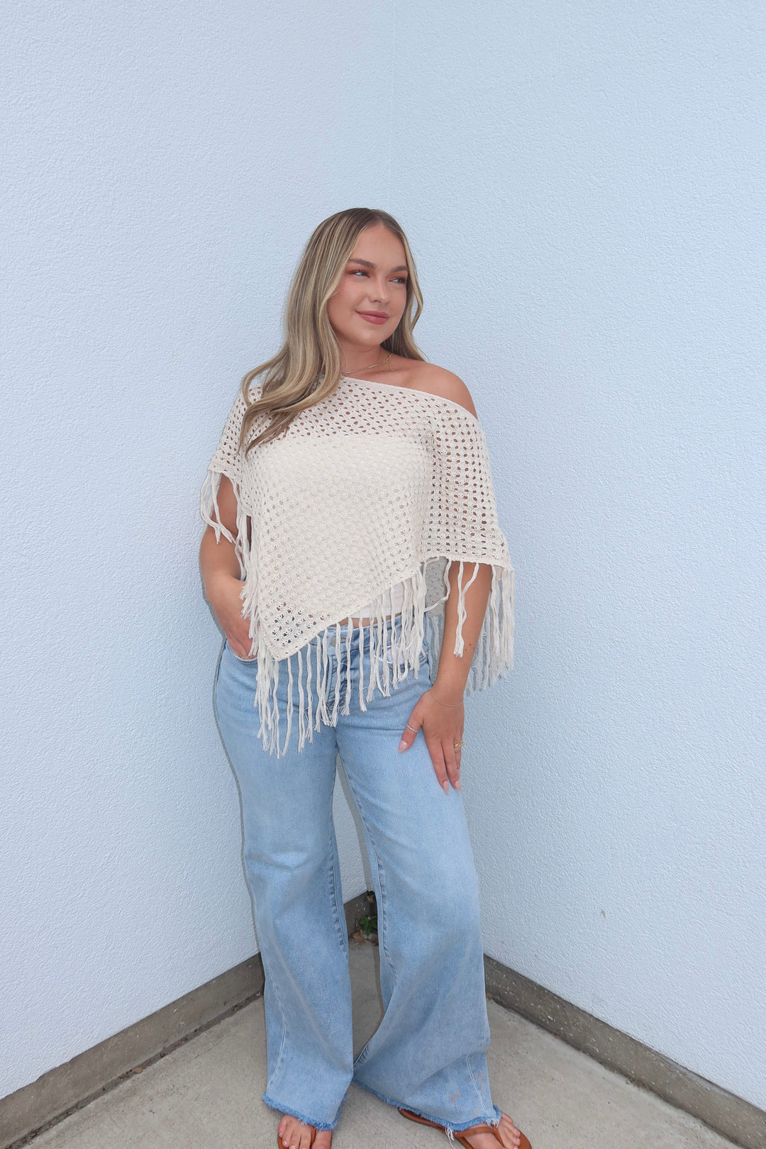 The Tivona Fringe Poncho