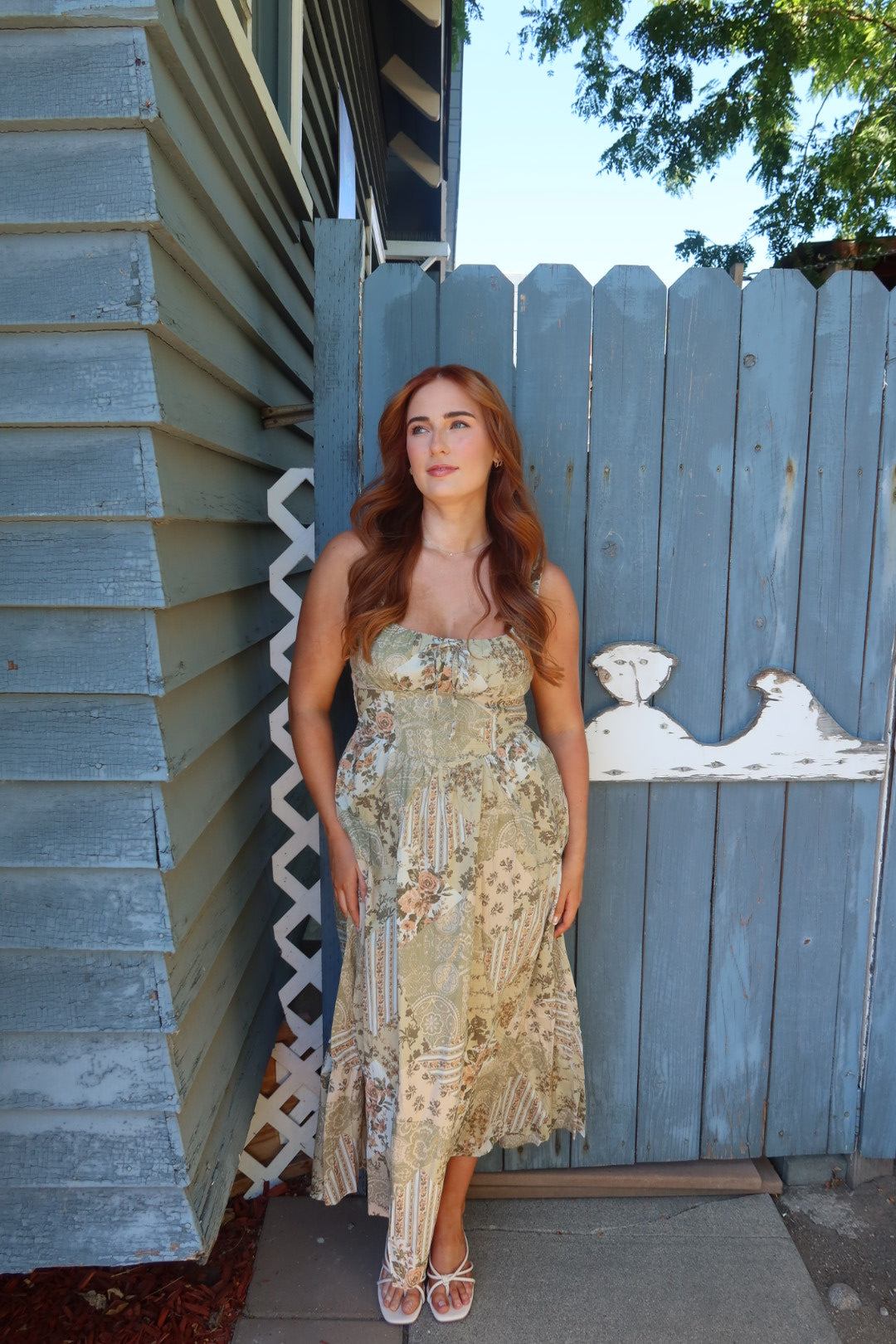 The Renaissance Corset Midi Dress