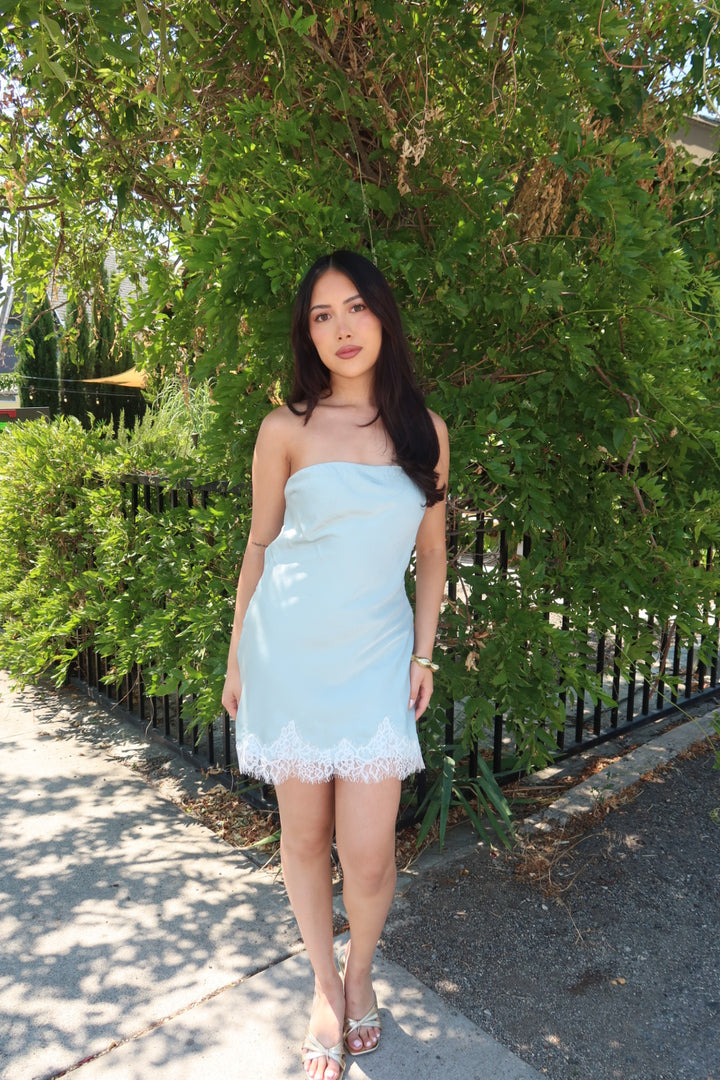 The Ellison Satin Mini Dress