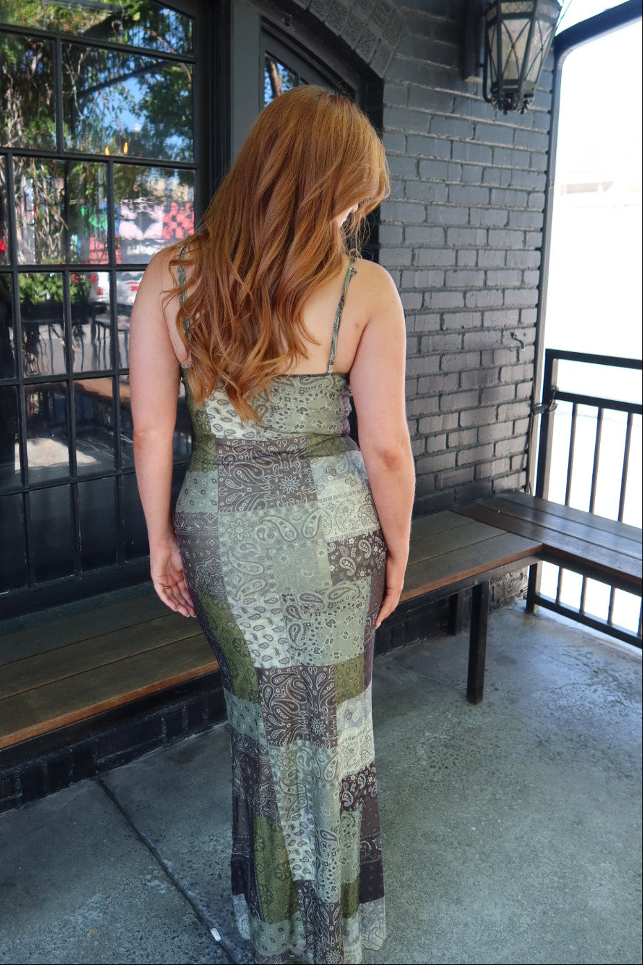 Imani Paisley Midi Dress