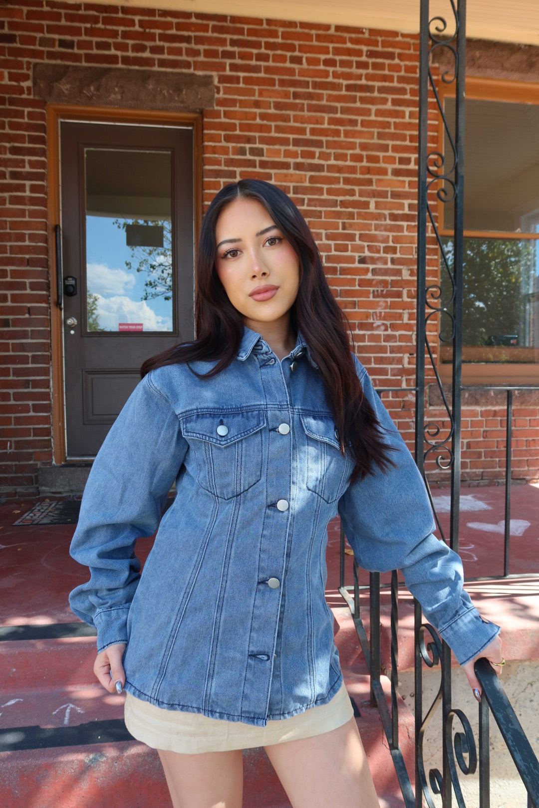 Darla Tailored Denim Jacket