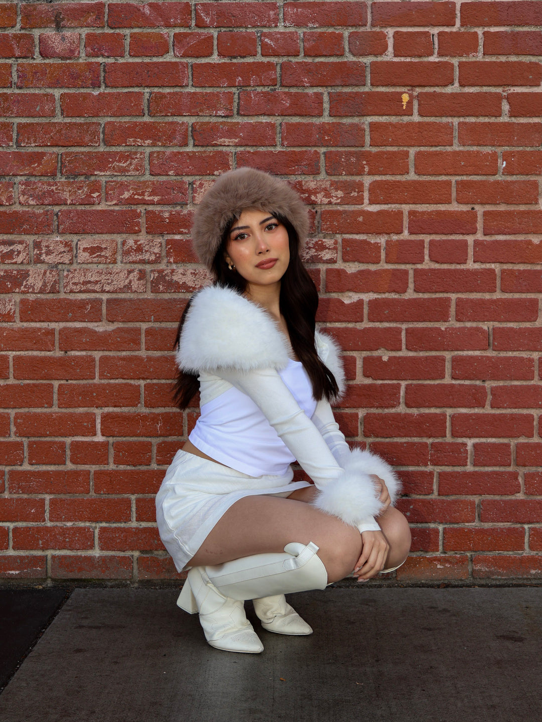 CLOUD NINE FAUX FUR BOLERO