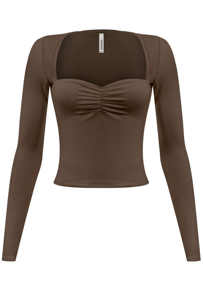 SILVANA LONG SLEEVE TOP