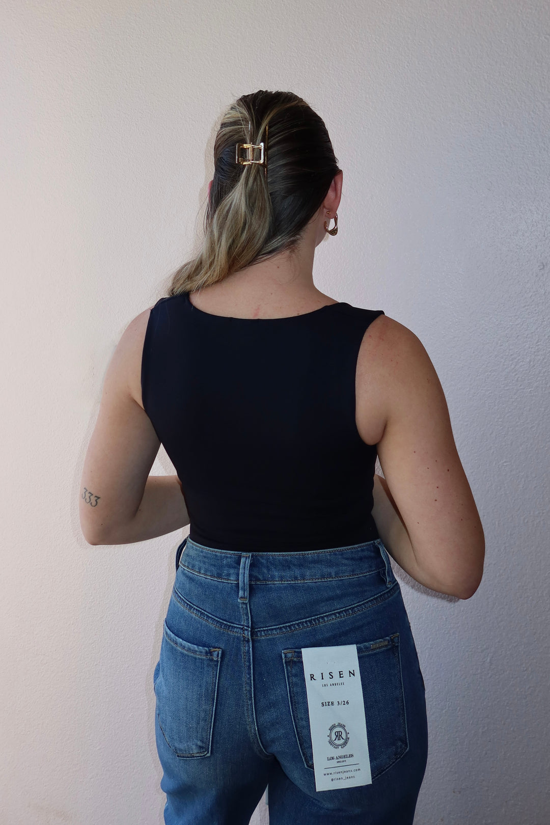 SQUARE NECK TANK BODYSUIT