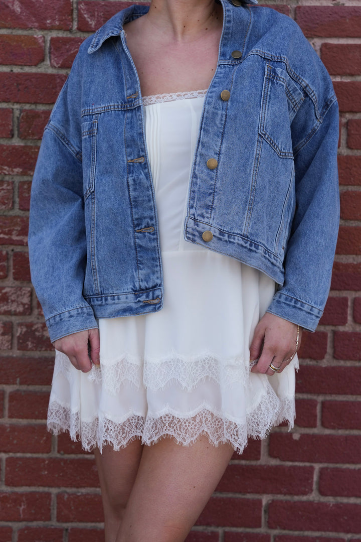 BROOKLYN BOXY DENIM JACKET