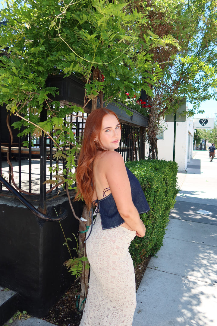 The Dark Wash Halter