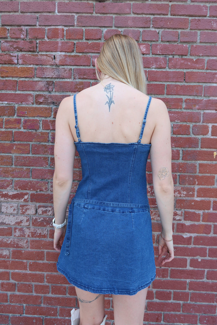 The Blueprint Denim Mini Dress