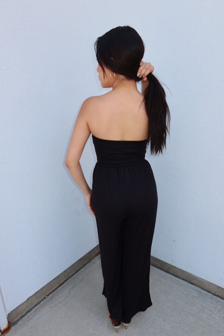 The Jet V-Drop Palazzo Jumpsuit