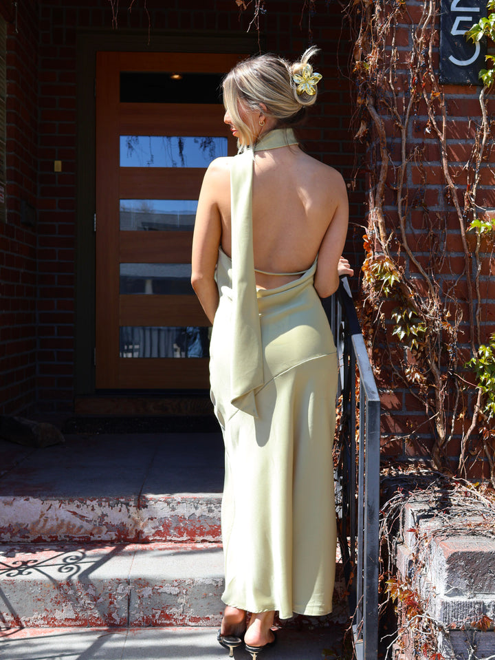 SELENE SATIN MAXI DRESS