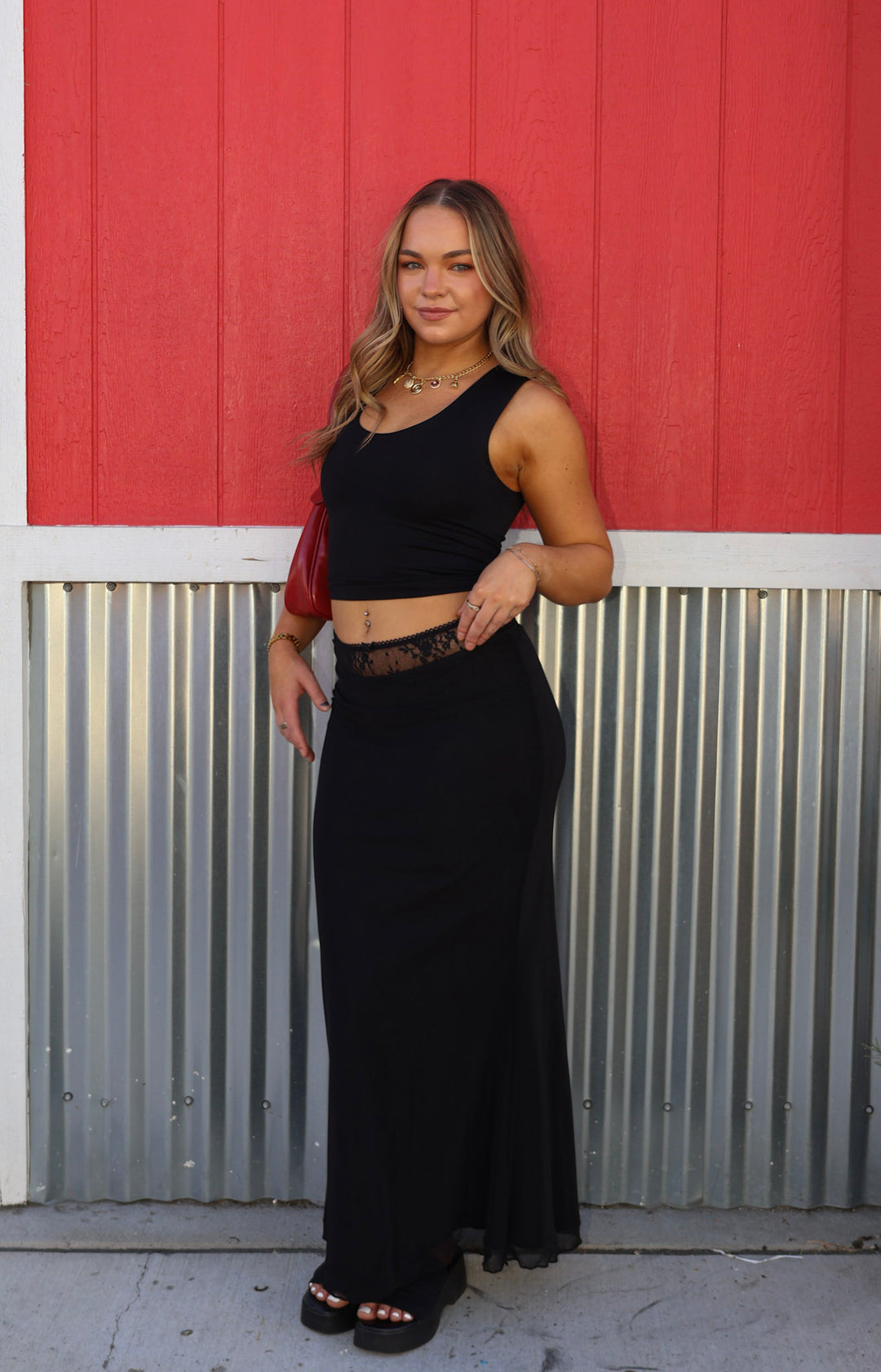 MIDNIGHT MAXI SKIRT