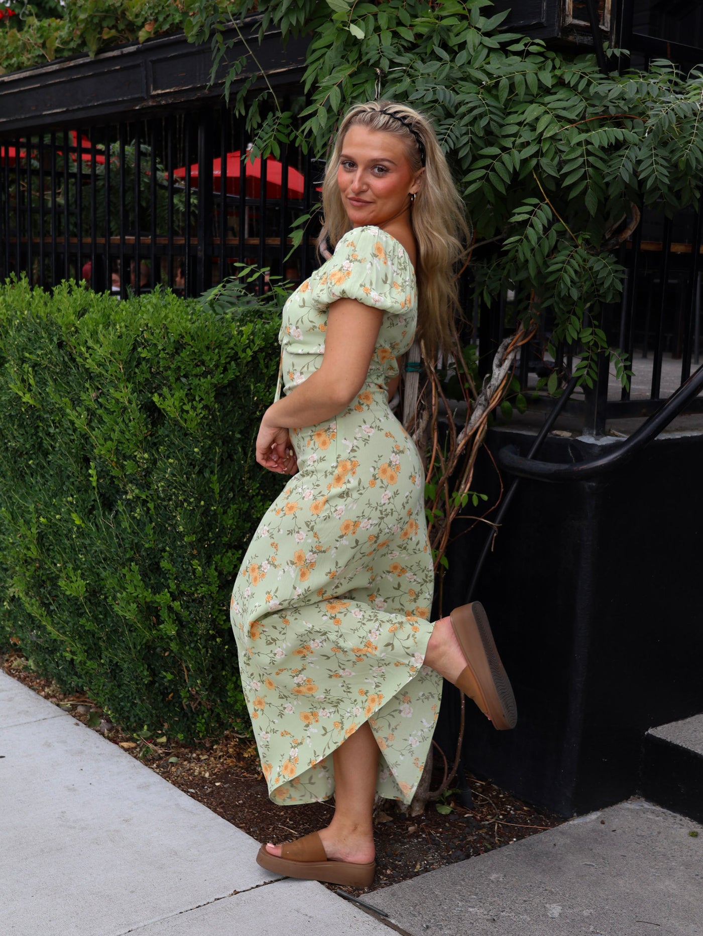 ALLZAE MIDI DRESS