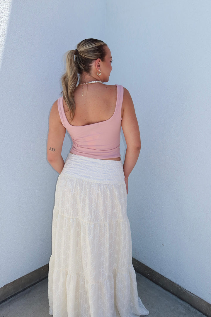 The Genesis Starfish Beaded Ribbed Tank