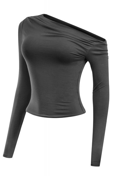 ARTHIE ASYMETRICAL LONG SLEEVE TOP