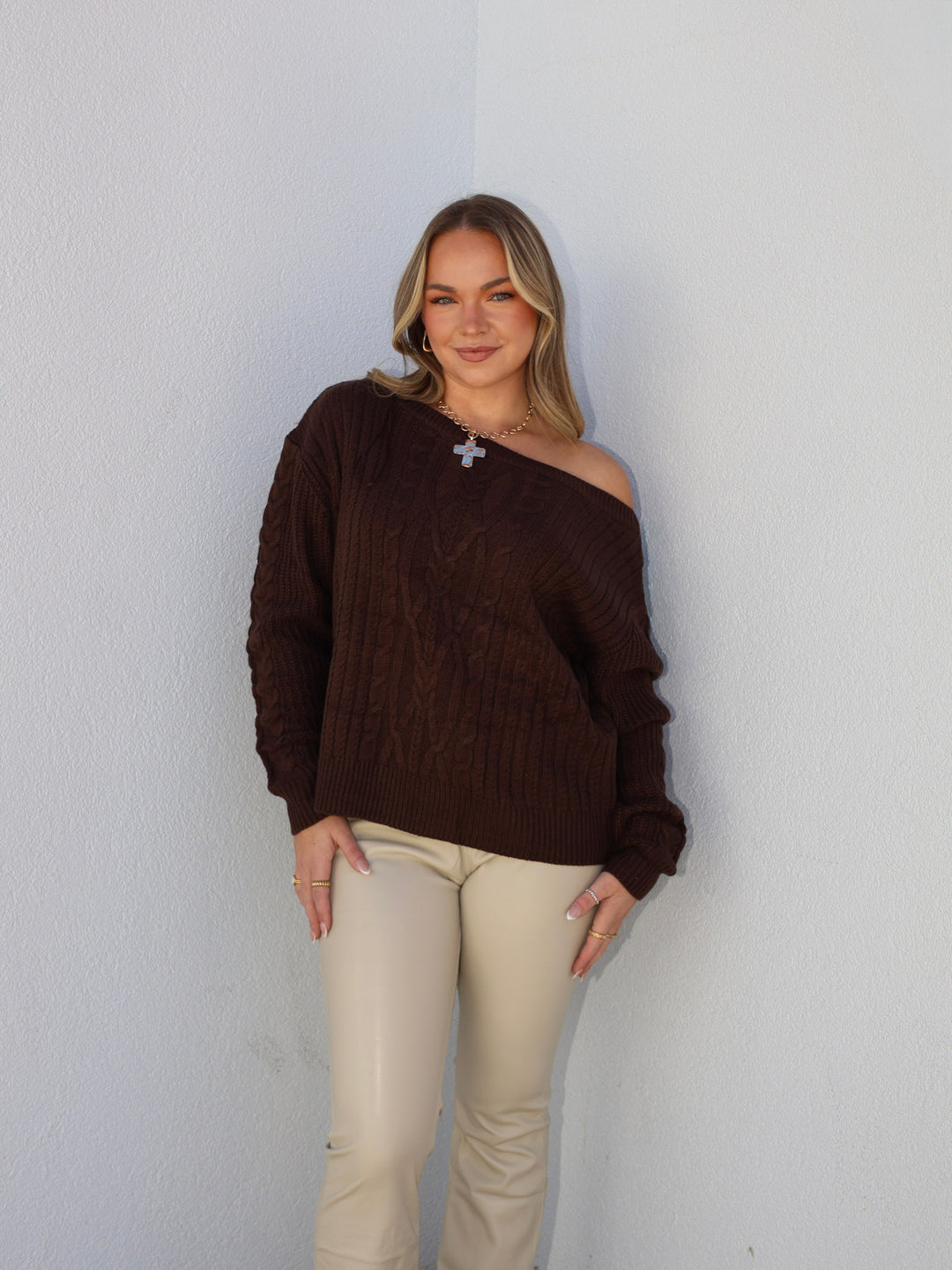 LENORA VEGAN LEATHER PANTS