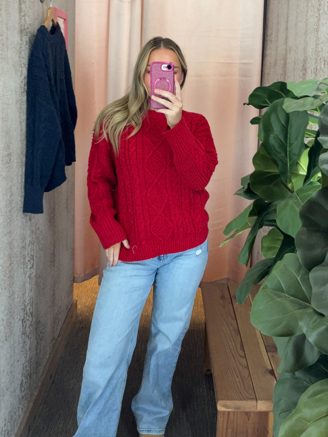 CANELLA CABLE KNIT SWEATER