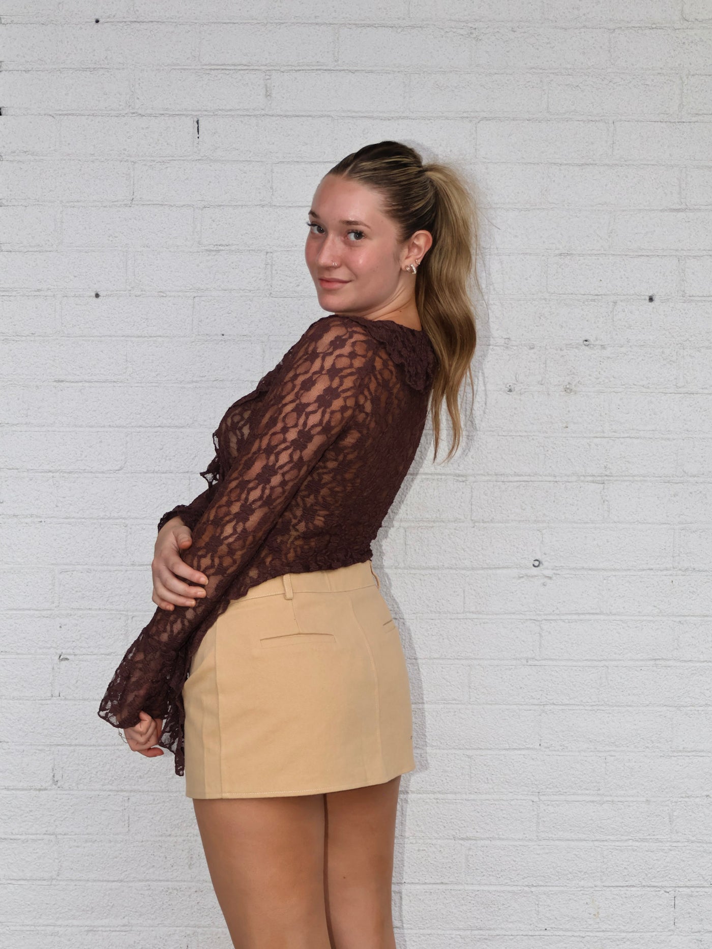 JADEA RUFFLE TOP