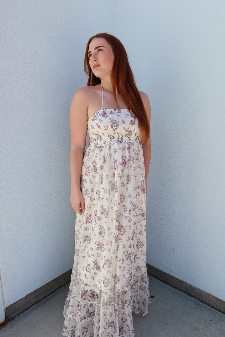 Jones Floral Smocked Maxi Dress