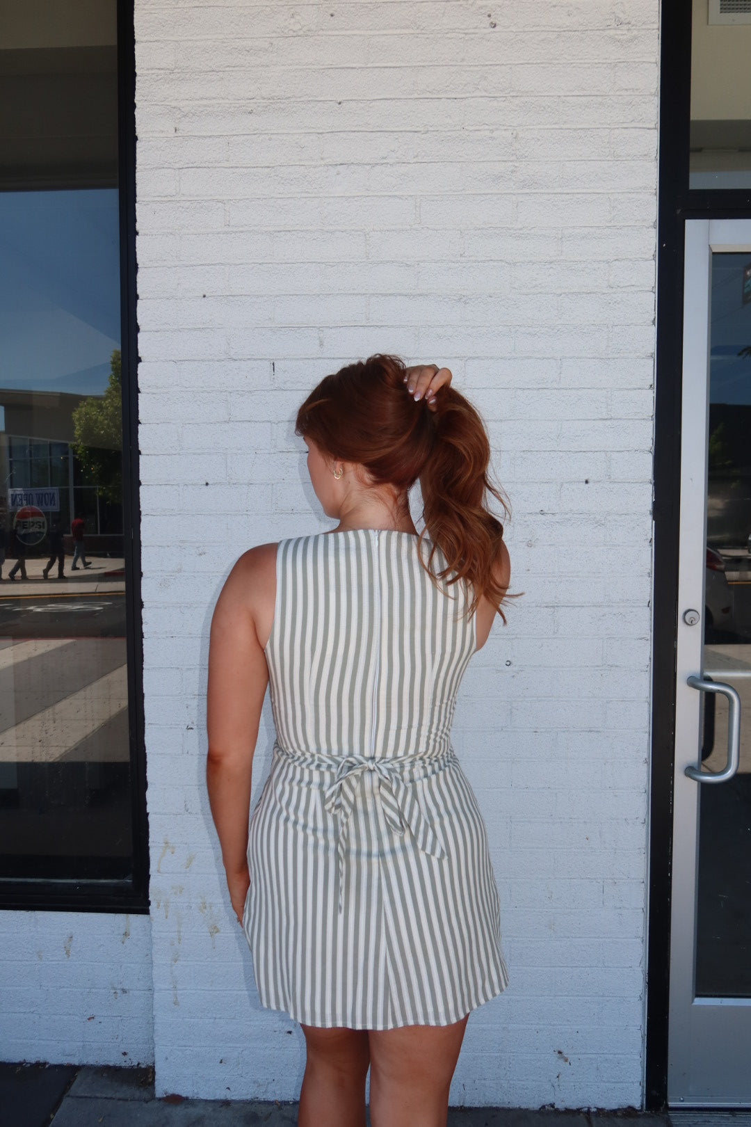 The Sylvester Striped Mini Dress