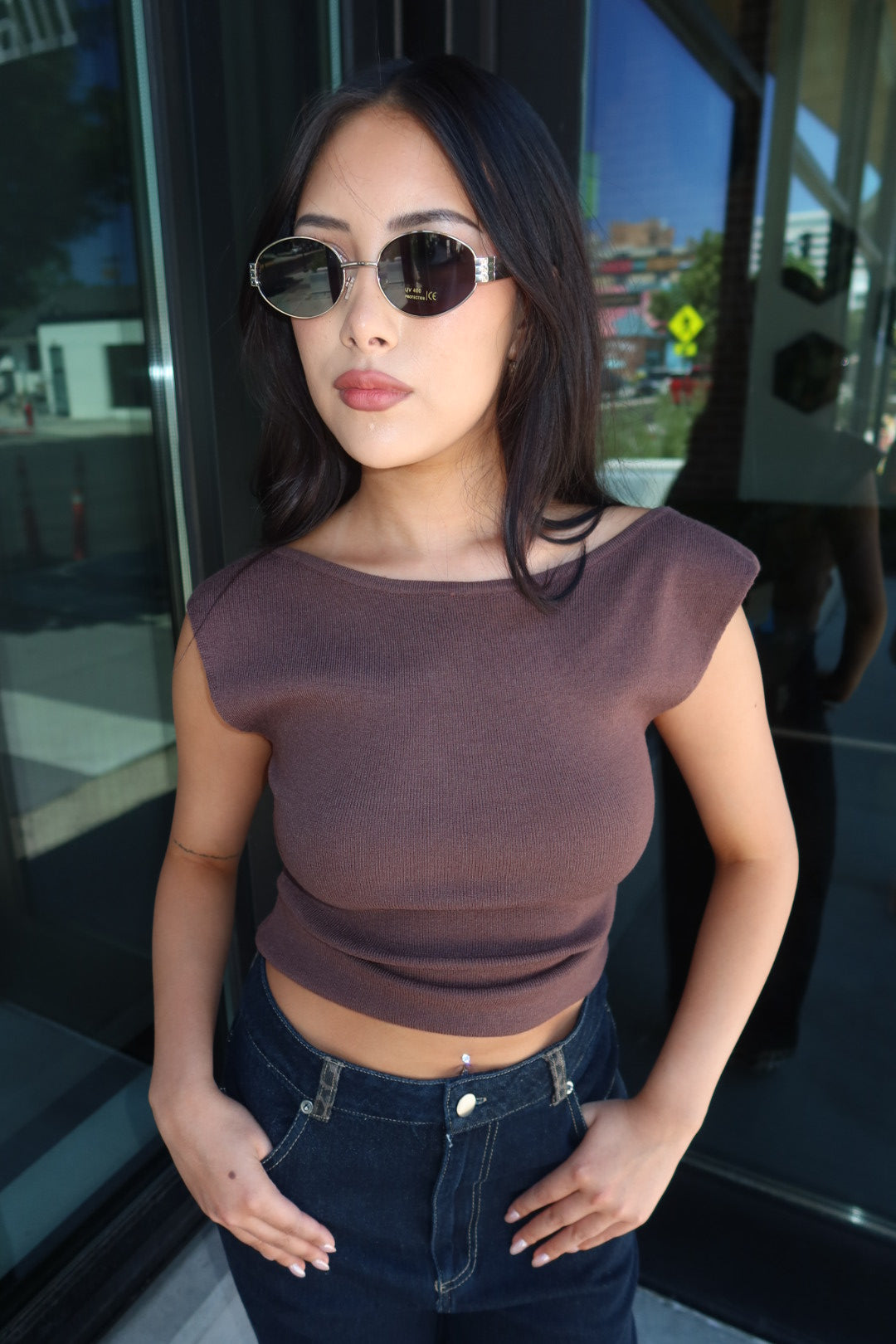 Bridgett Boat Neck Top