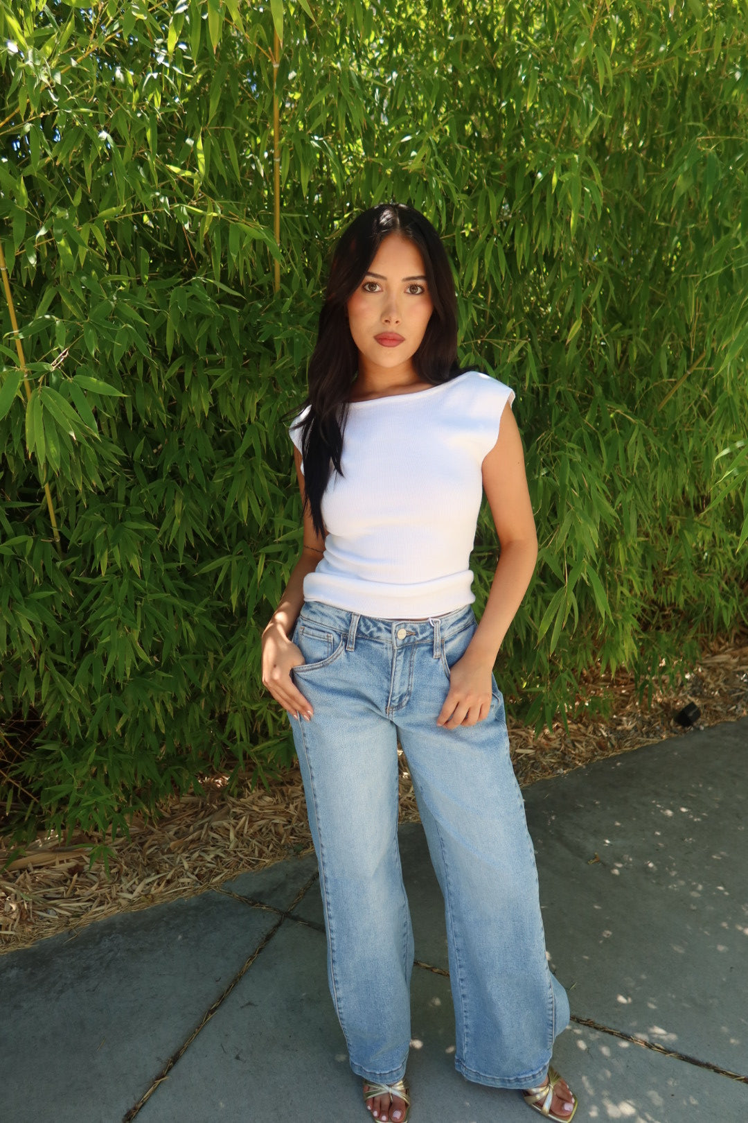 Bridgett Boat Neck Top