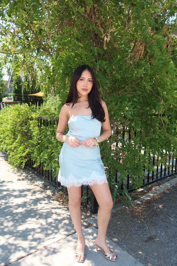 The Ellison Satin Mini Dress