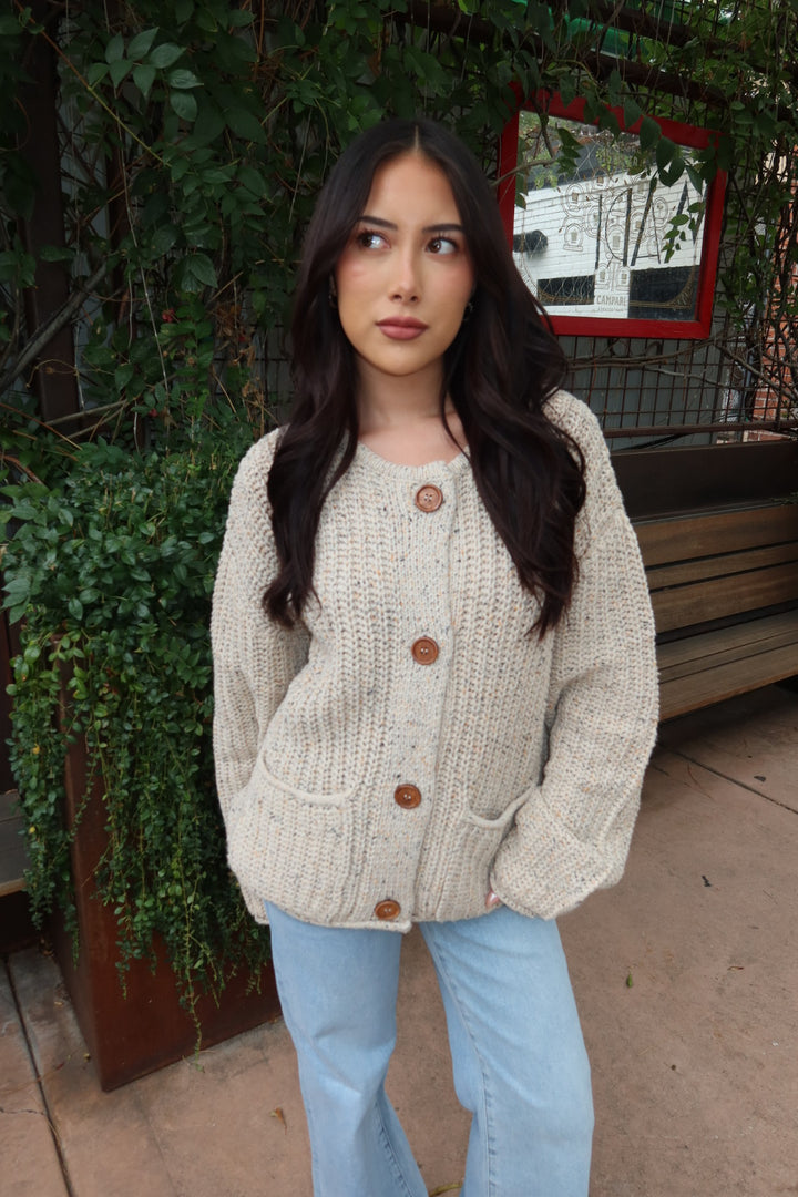 Mistee Chunky Knit Cardigan