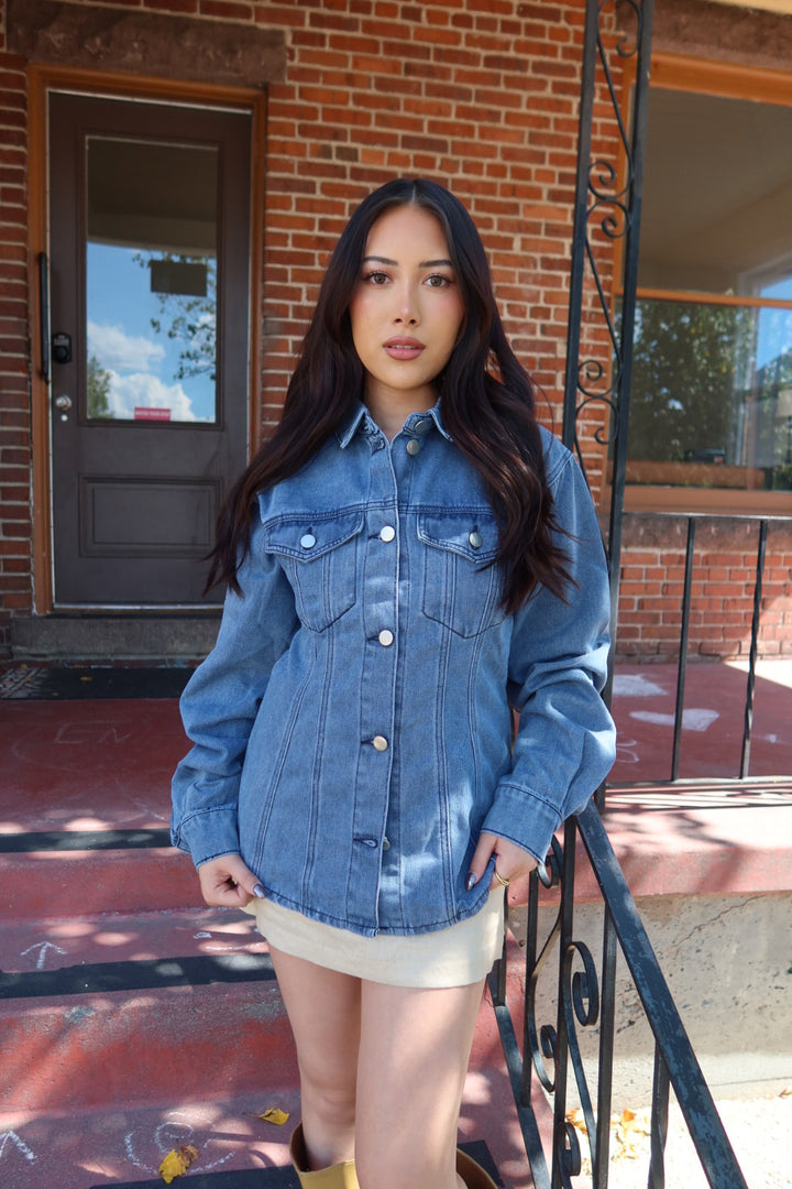 Darla Tailored Denim Jacket