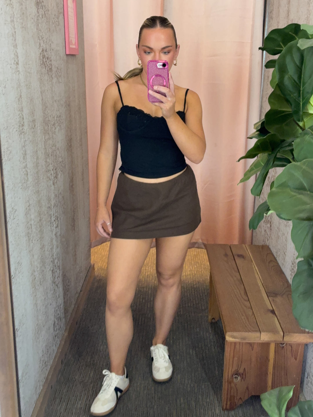COZETTE LINEN SKORT