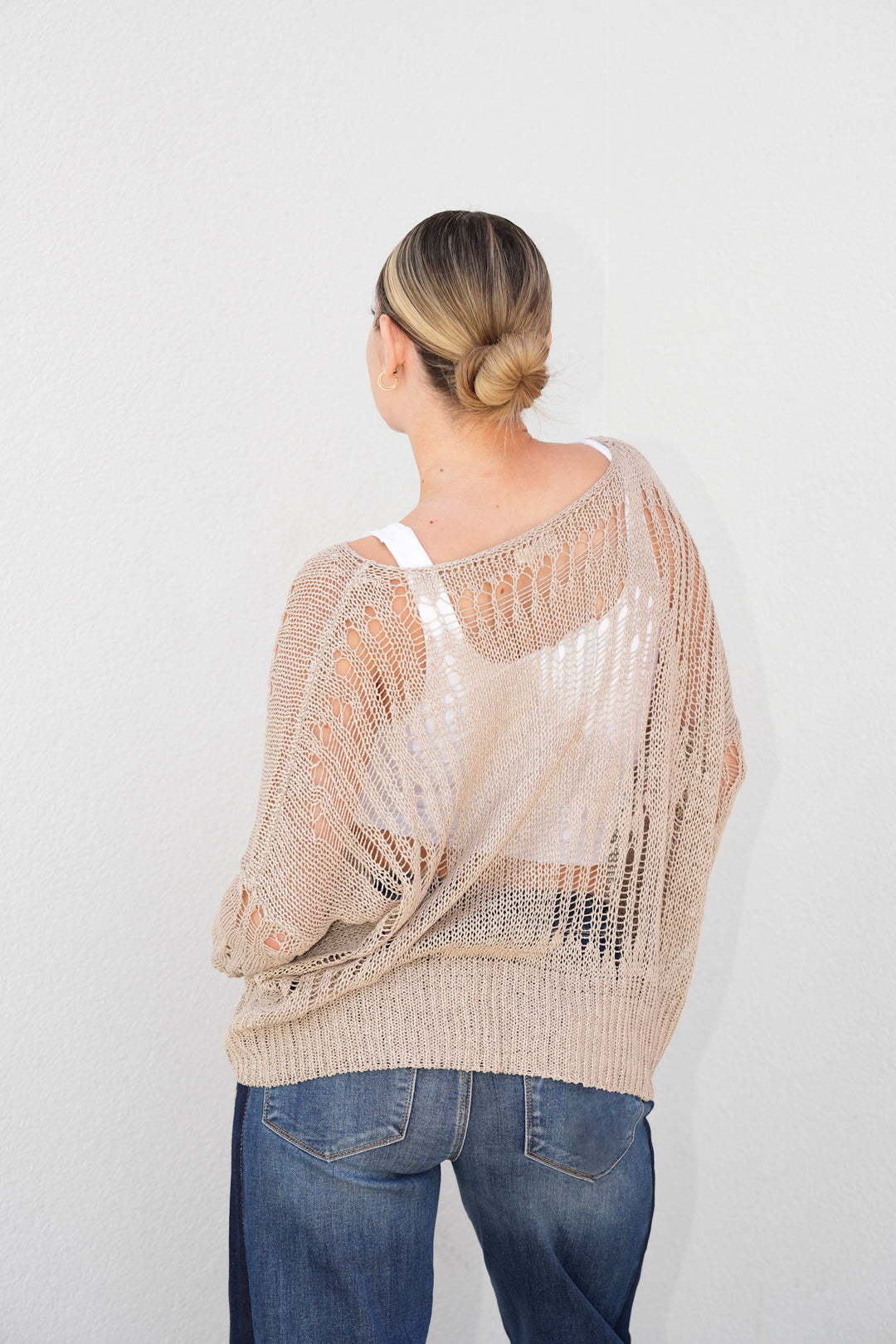 COASTAL OPEN-KNIT SWEATER