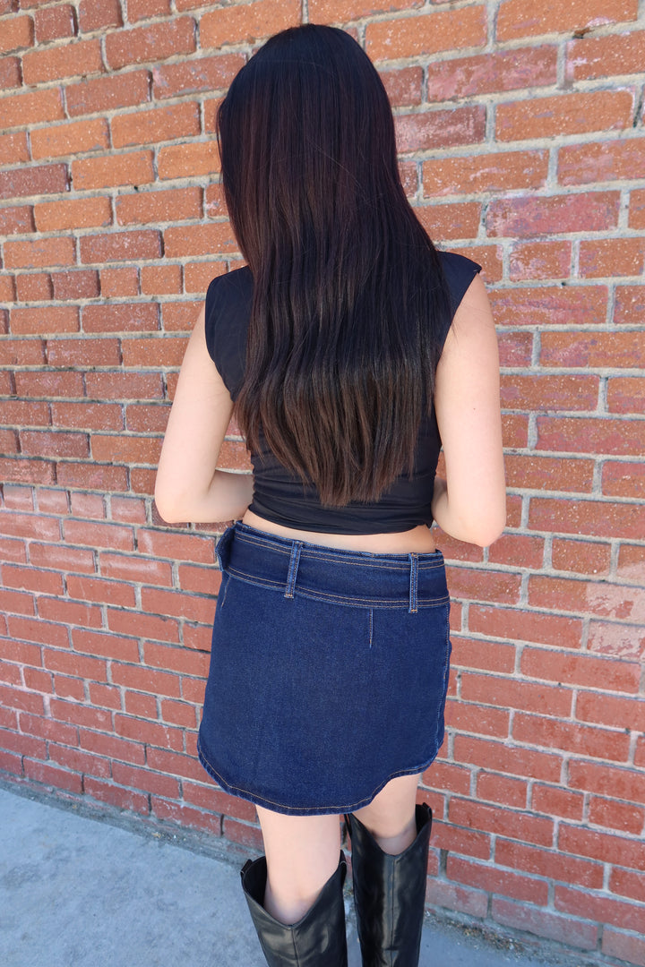 The Indigo Mini Skort