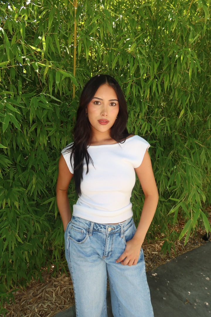 Bridgett Boat Neck Top