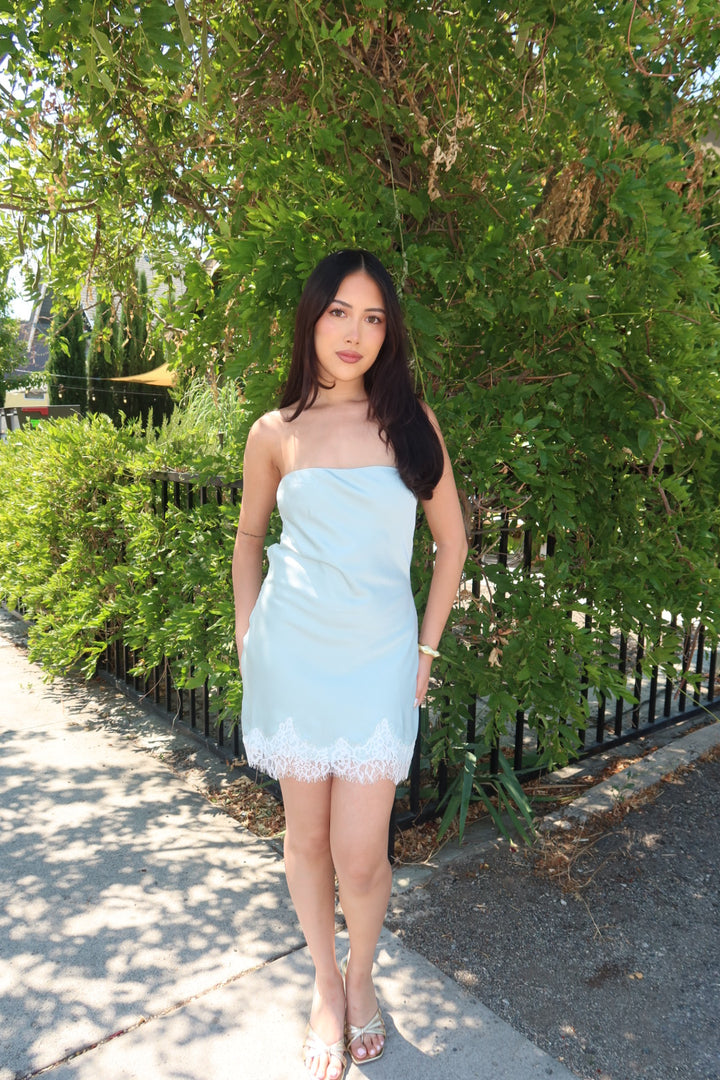The Ellison Satin Mini Dress