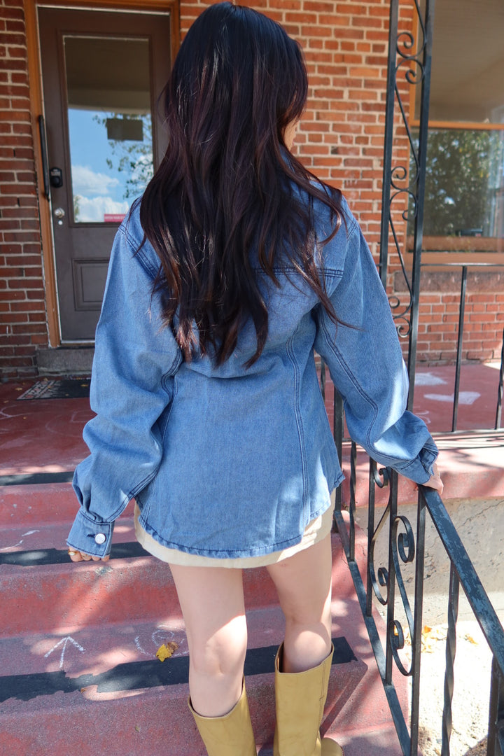 Darla Tailored Denim Jacket