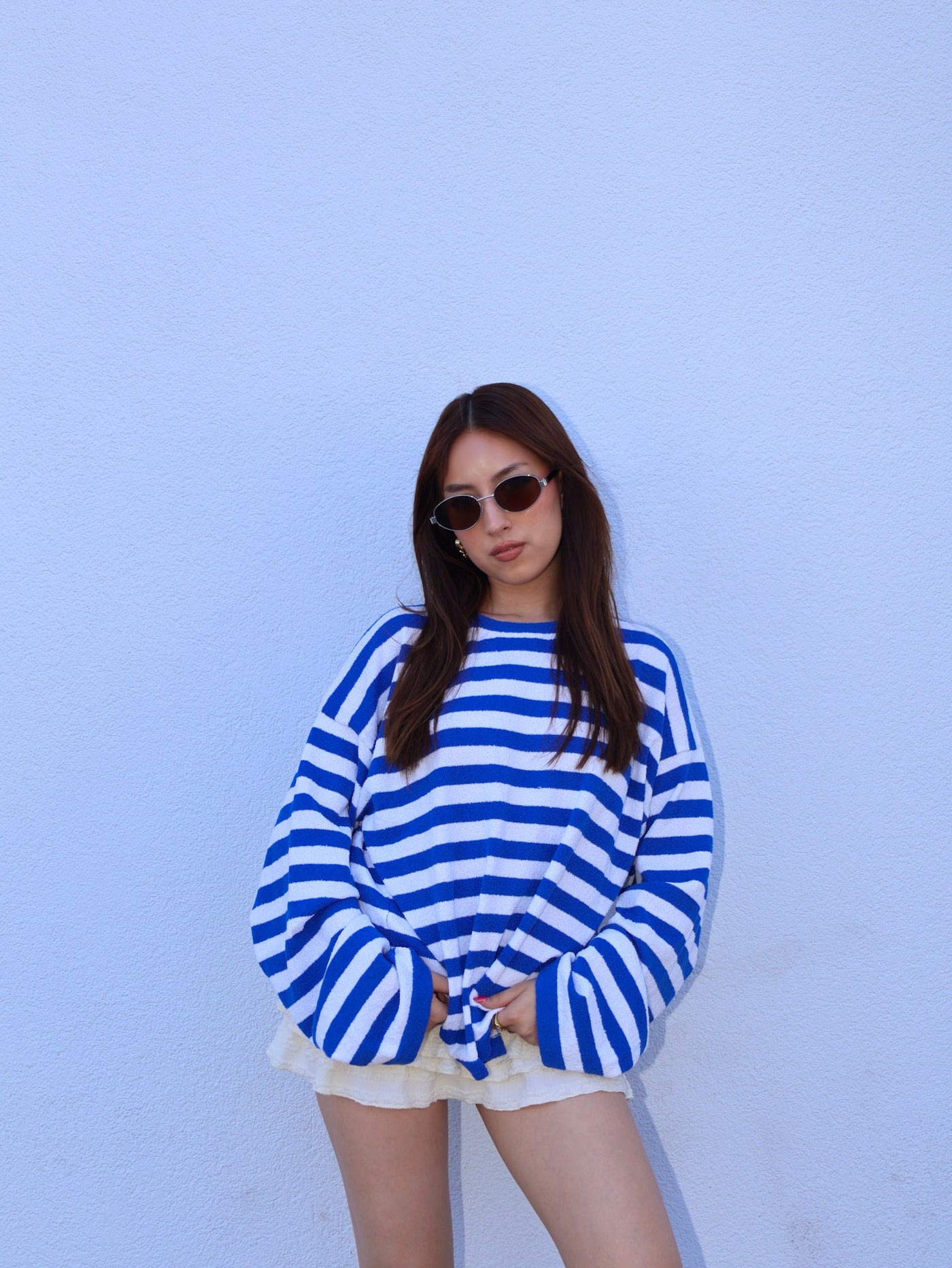 STRIPED CREWNECK SWEATER
