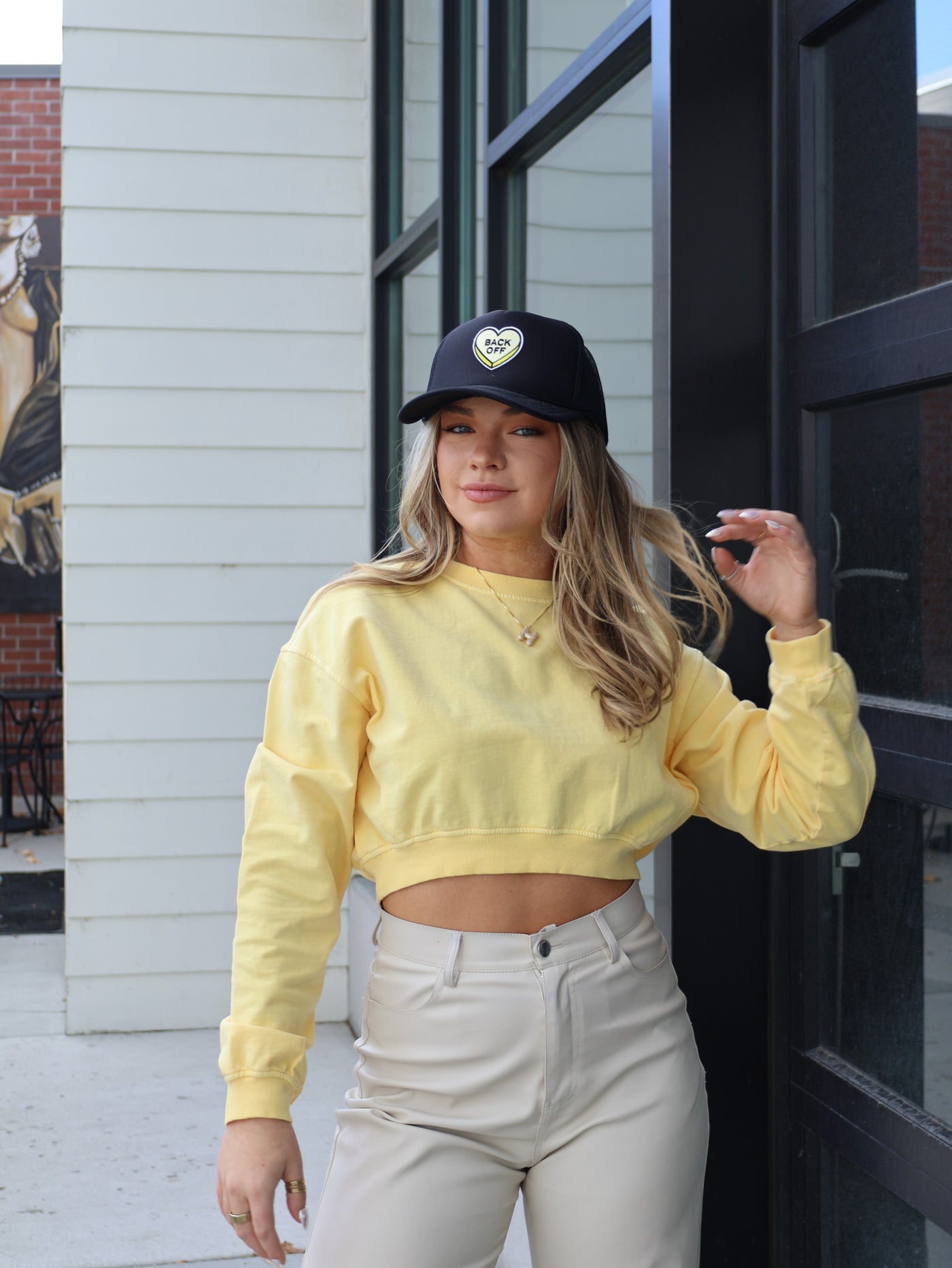 CLAUDIA CROPPED SWEATSHIRT