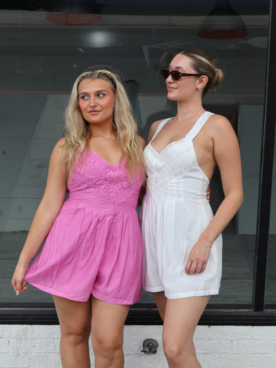 LORALEL ROMPER - WHITE