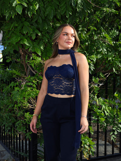 CAVATIA SCARF TOP