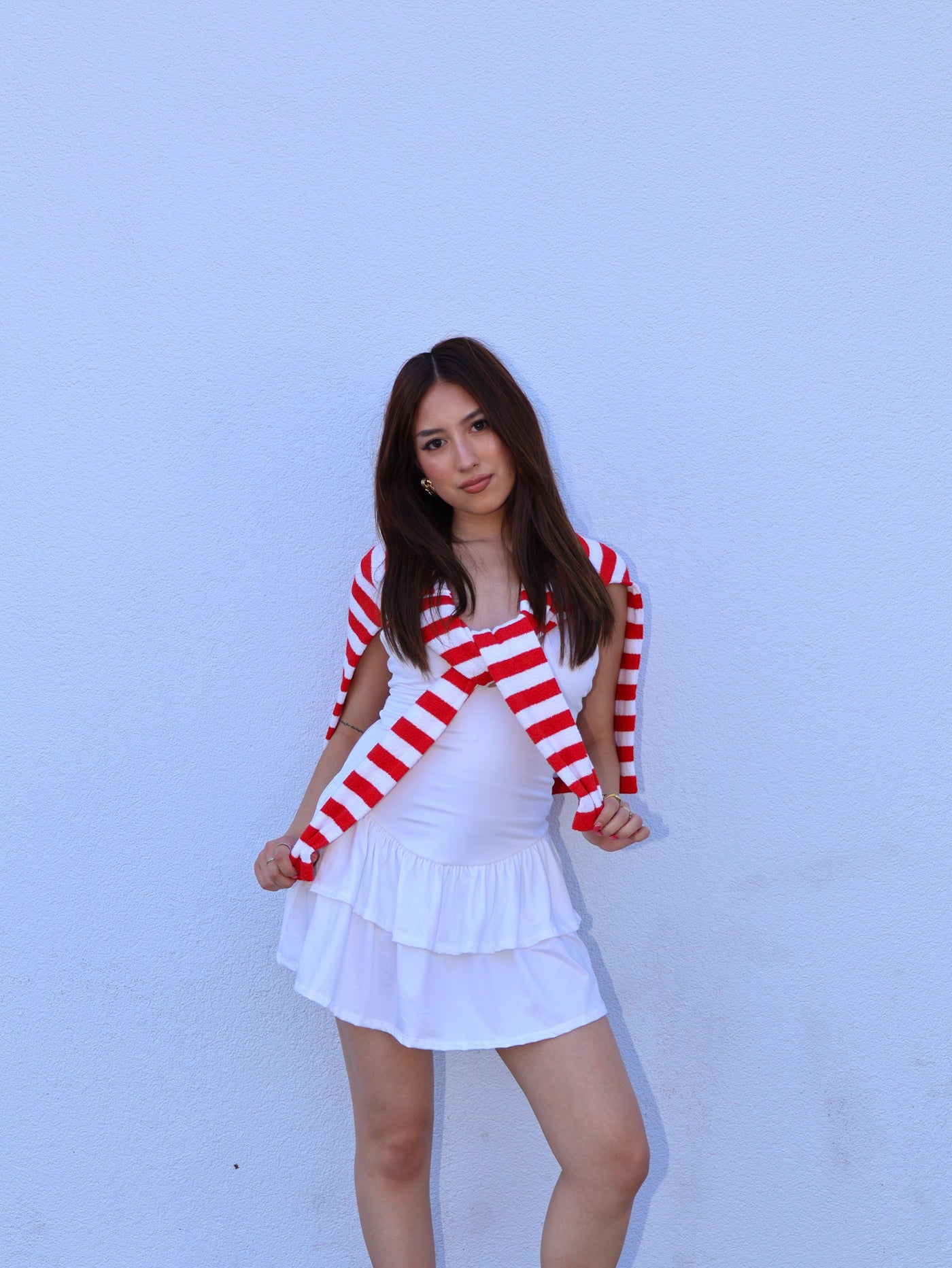 STRIPED CREWNECK SWEATER