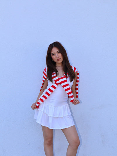 STRIPED CREWNECK SWEATER