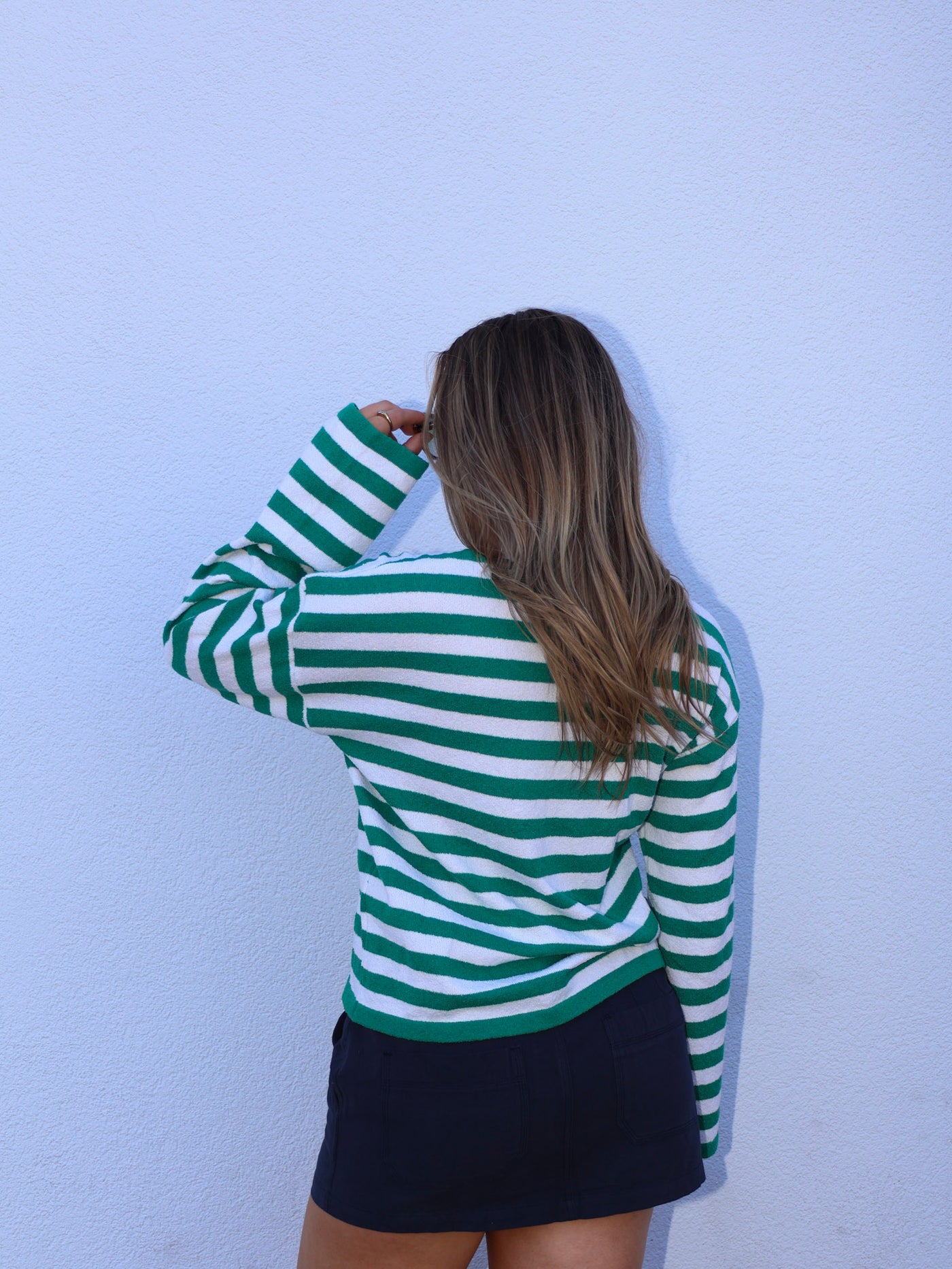 STRIPED CREWNECK SWEATER