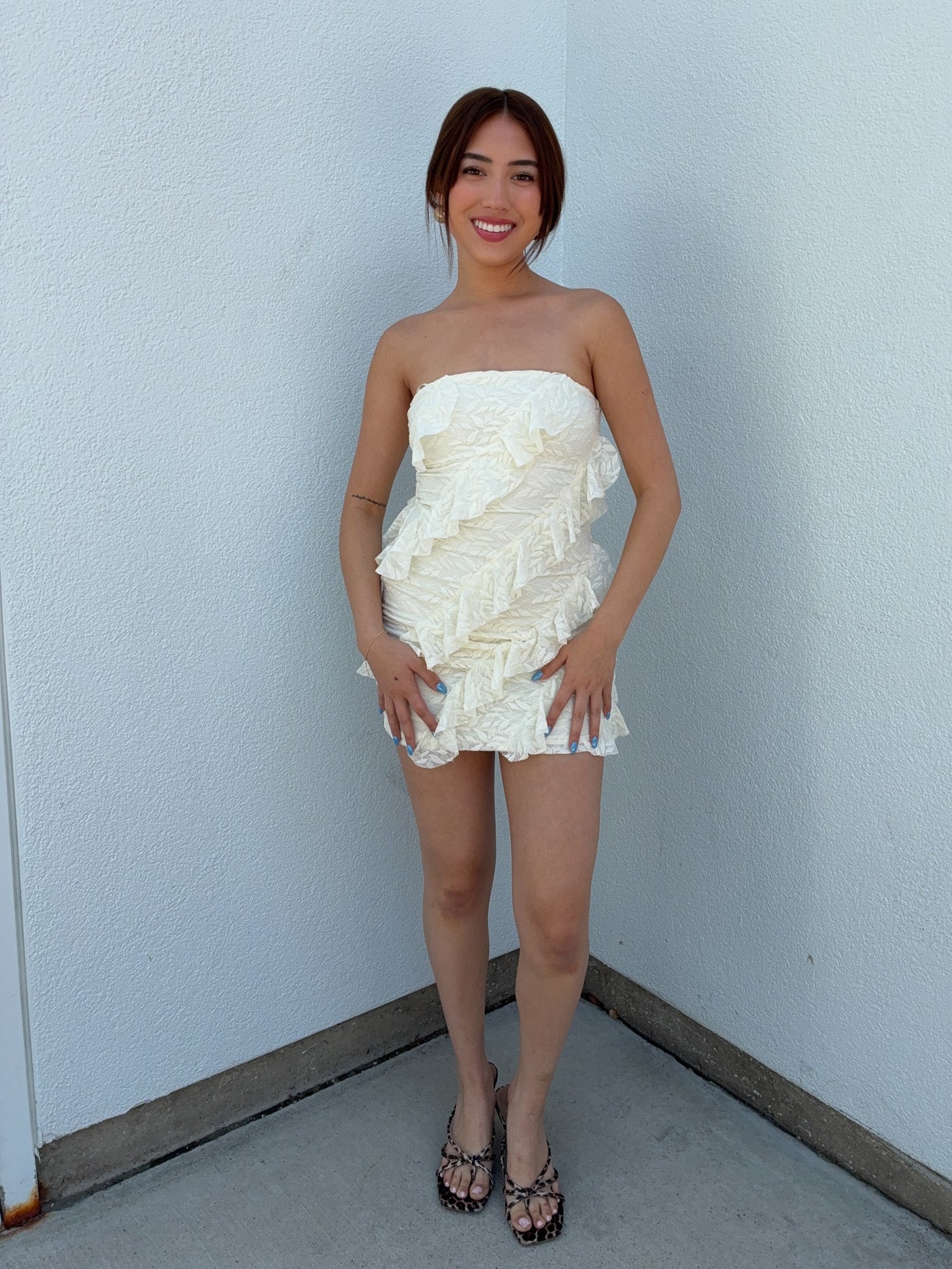 RELINA RUFFLE DRESS