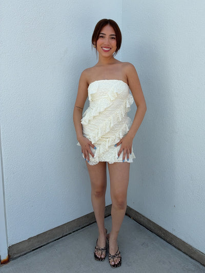 RELINA RUFFLE DRESS