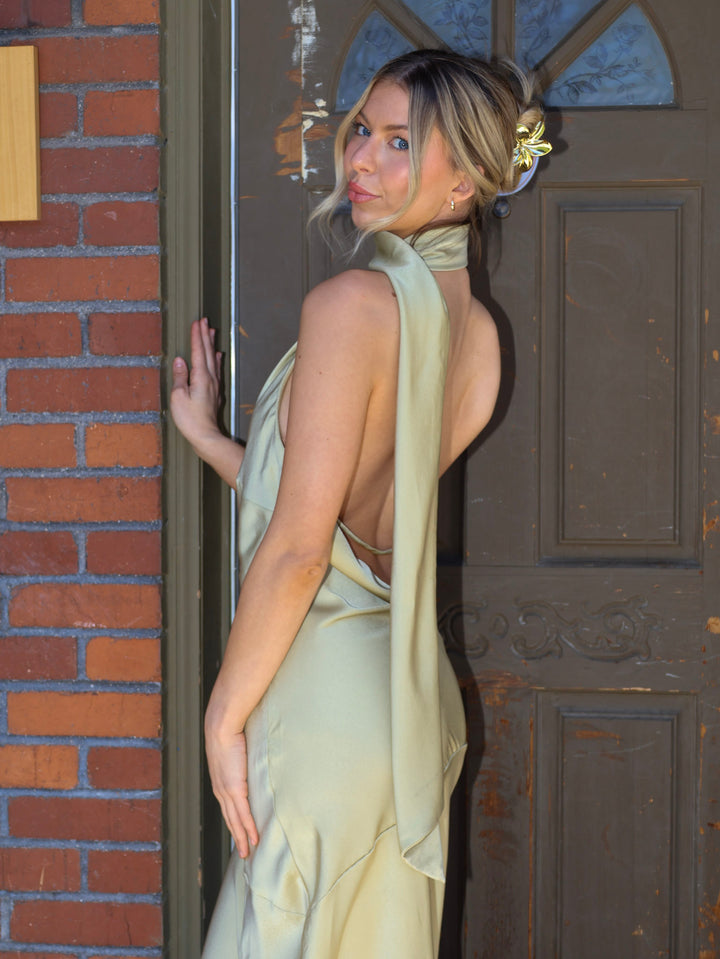 SELENE SATIN MAXI DRESS