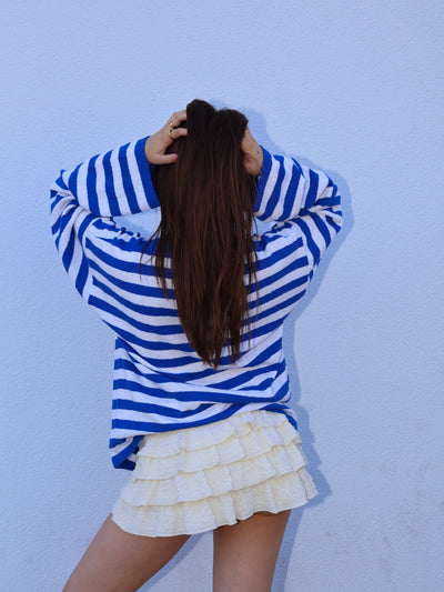 STRIPED CREWNECK SWEATER