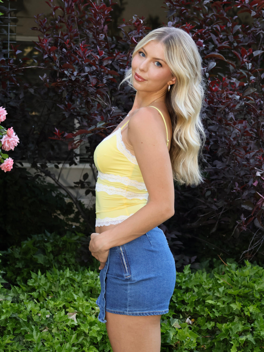 SWEETHEART LACE CAMI