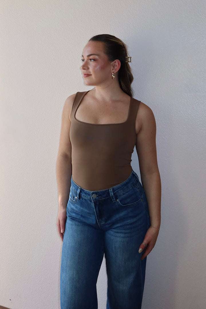 SQUARE NECK TANK BODYSUIT