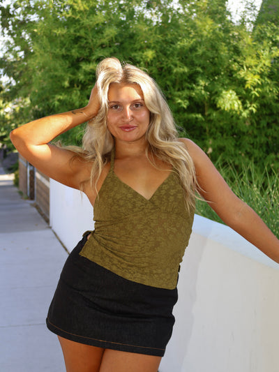 MAEVE DENIM MINI SKORT