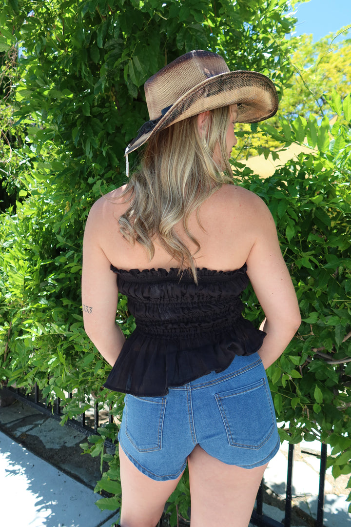 The Rodeo Micro Shorts - Medium Wash