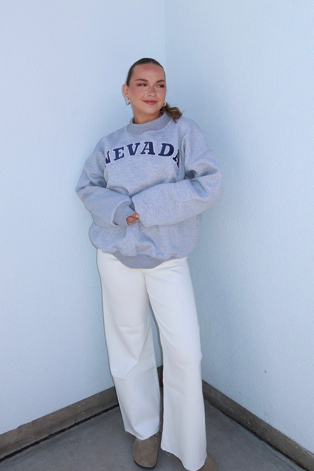 NEVADA MOCKNECK SWEATSHIRT